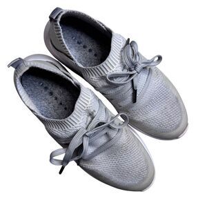 Peter Millar Hyperlight Glide Sneaker Shoes Light Gray Womens Size 7.5 LA21EF01